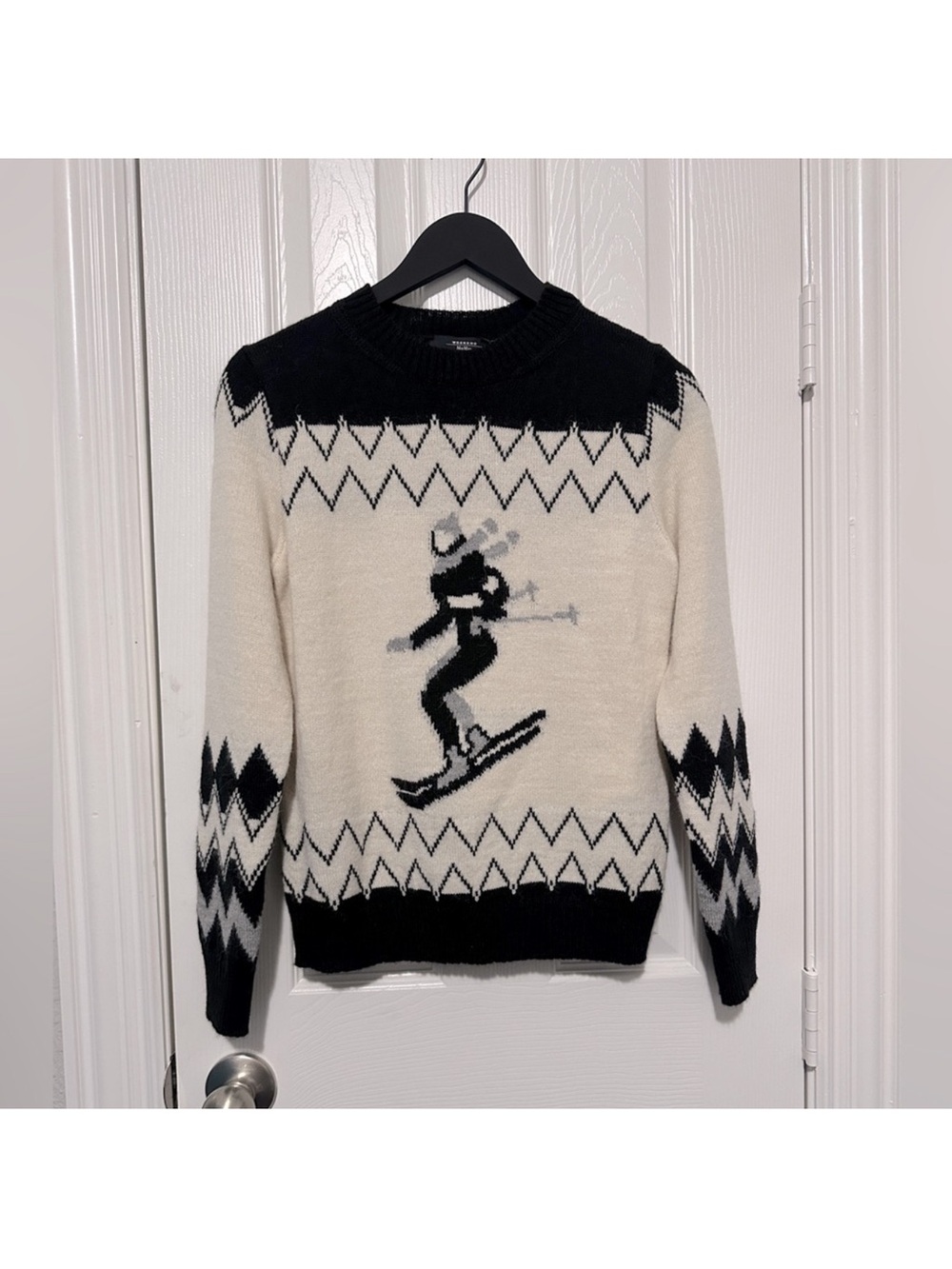 NWT WEEDWEND MAX MARA Taiga Ski-Motif sweater with a pattern - Picture 12 of 12